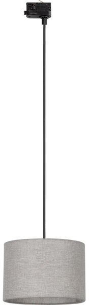Lustră pe cablu pentru sistem de șină trifazic TRACER 1xE27/15W/230V d. 30 cm negru/gri