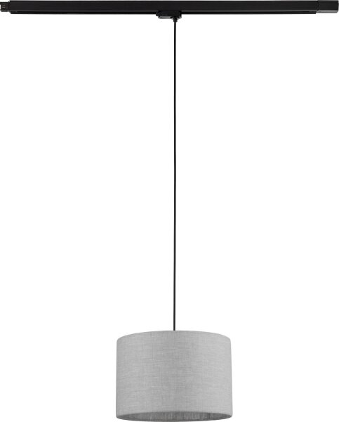 Lustră pe cablu pentru sistem de șină trifazic TRACER 1xE27/15W/230V d. 30 cm negru/gri