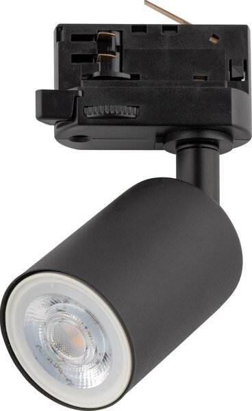 Spot pentru sistem de șină trifazic TOP 1xGU10/10W/230V negru