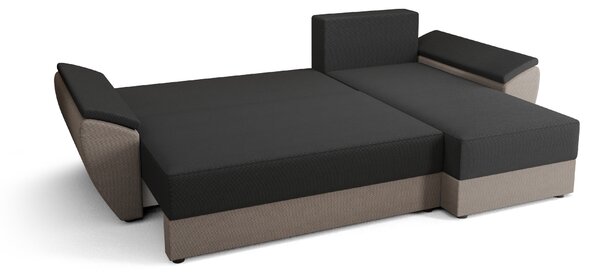 Coltar extensibil de colt TAVERO, bej deschis, reversibil, 251x140 cm