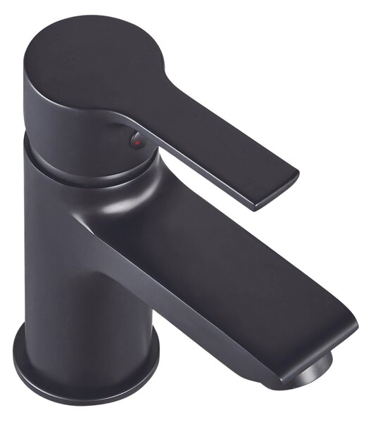 Invena Bralos, baterie chiuveta h-134, negru mat, INV-BU-07-004-A