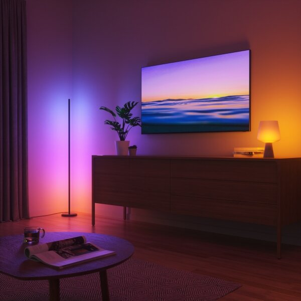 Nanoleaf N7204K02-1FL - Lampă de podea LED RGBW dimabilă LED/22W/230V 2200-6500K Wi-Fi