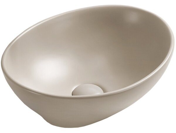 Mexen Elza lavoar pe blat 40 x 33 cm, bej mat - 21014066