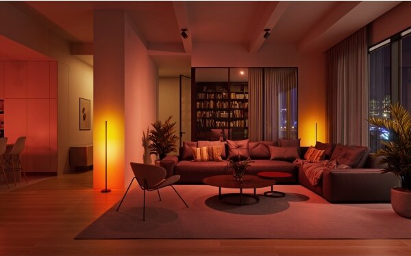 Nanoleaf N7204K02-1FL - Lampă de podea LED RGBW dimabilă LED/22W/230V 2200-6500K Wi-Fi