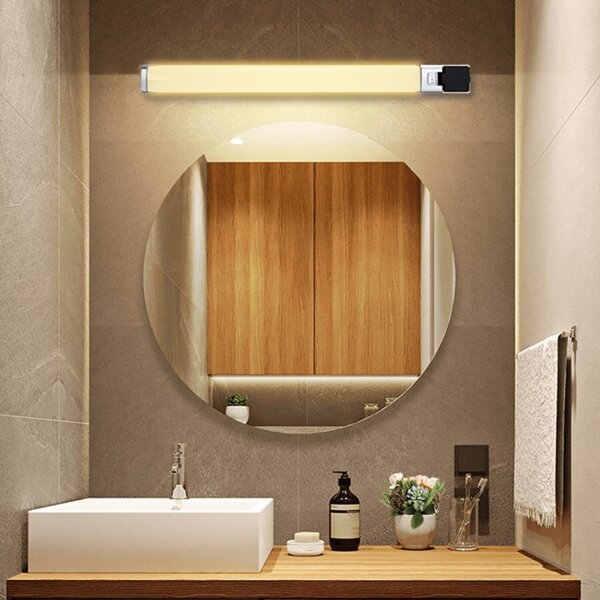Aplică LED pentru oglindă de baie Aigostar LED/10W/230V 4000K 46,5cm IP44