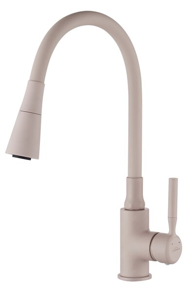 Invena Hula, baterie chiuveta inalta 2 functii, bej, INV-BZ-85-P03-L