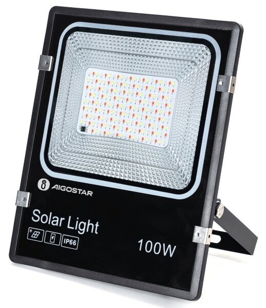 Proiector LED RGB solar dimabil Aigostar LED/10W/3,2V IP66 + telecomandă