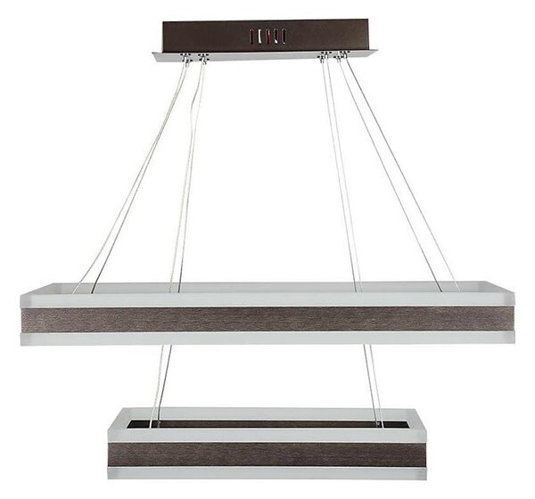 Lustră LED dimabilă pe cablu LED/113W/230V 3000K maro