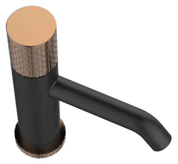 Invena Moonlight, baterie chiuveta h-182, negru-aur roz, INV-BU-77-014-V