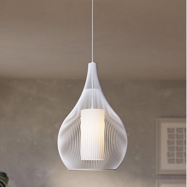 Lustră pe cablu Eglo 900829 RAZONI 1xE27/40W/230V alb
