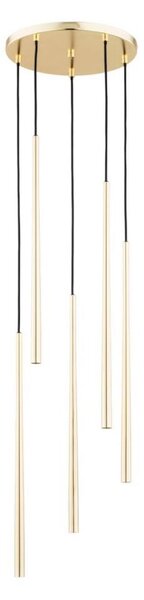 Lustră pe cablu CARMEN 5xG9/40W/230V d.30 cm auriu