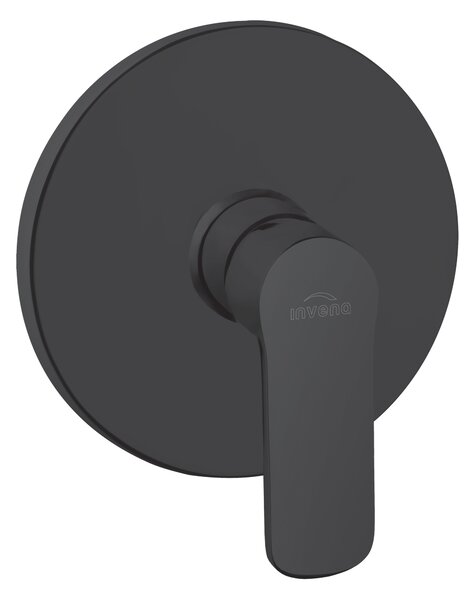 Invena Siros, baterie ascunsă 1 ieșire, negru mat, BP-90-4O1-A