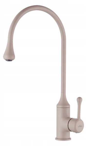 Invena Pingo, baterie pentru chiuvetă pe picioare, bej, BZ-55-L03-L