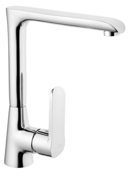 Invena Siros, baterie pentru chiuveta de sine statator, crom, BZ-90-L01-A