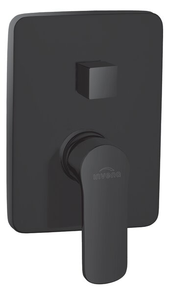 Invena Siros, baterie ascunsă cu 2 ieșiri, negru mat, BP-90-4K2-A