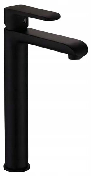 Invena Siros, baterie chiuveta inalta h-258, negru mat, INV-BU-90-W04-A