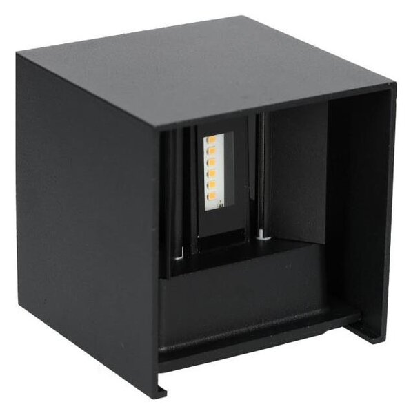 Aplică LED de exterior QUERK 2xLED/3W/230V 3000K IP54 negru