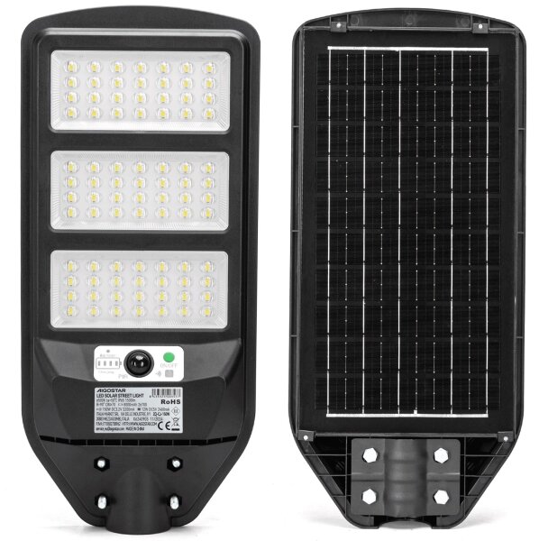 Lampă LED stradală solară cu senzor Aigostar LED/150W/3,2V + telecomandă