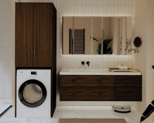 Dulap MS 2U Polite, 65x60x199 cm, Wenge