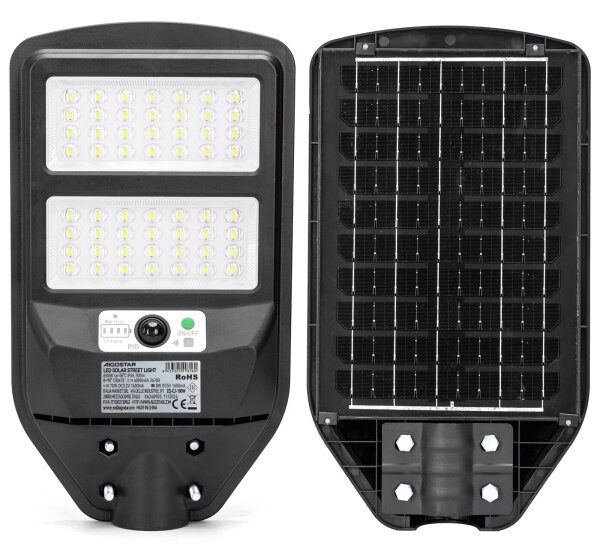 Lampă LED stradală solară cu senzor Aigostar LED/70W/3,2V 4000 mAh IP65 6500K + telecomandă