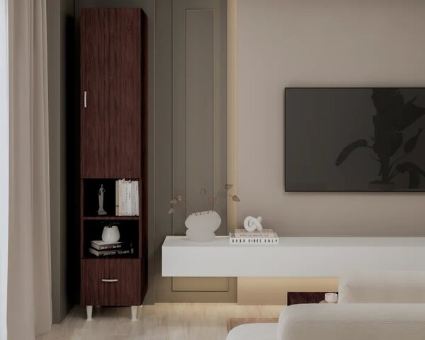 Soldat 35 1U 1S, 35x35x180 cm, Wenge