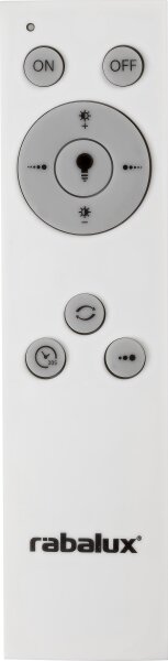 Rabalux - Plafonieră LED dimmabilă, 40W/230V, cu telecomandă, 3000-6000K