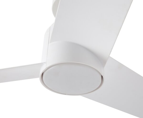 ZEVENTI - Ventilator de tavan ORVIETO LED/18W/230V Wi-Fi Tuya, alb + telecomandă