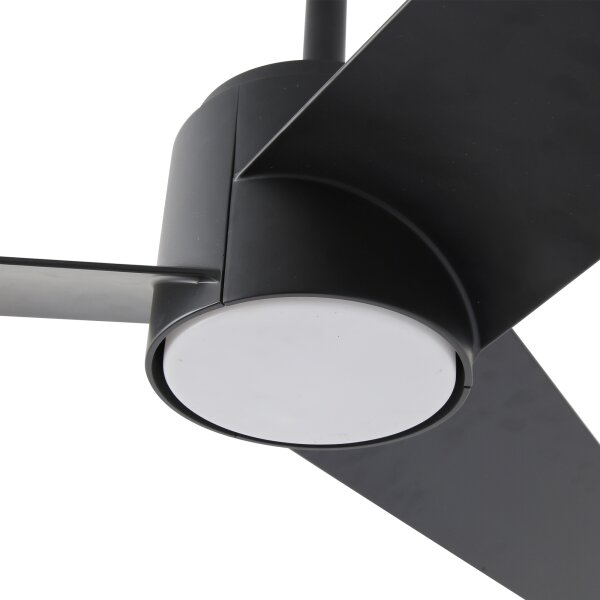 ZEVENTI - Ventilator de tavan cu LED ORVIETO LED/18W/230V Wi-Fi Tuya negru + telecomandă
