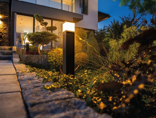 Lampă de exterior Kanlux 38762 DASTEN 1xG9/11W/230V 80 cm IP44 negru