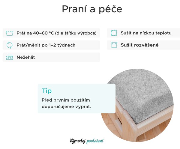 Cearsaf Frotir pentru patut cu elastic gri deschis 60x120 cm