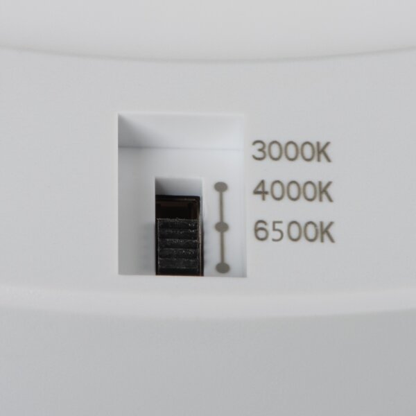 Corp de iluminat LED cu senzor 2 în 1 Kanlux 24605 ERGA LED/17W/230V 3000/4000/6500K alb