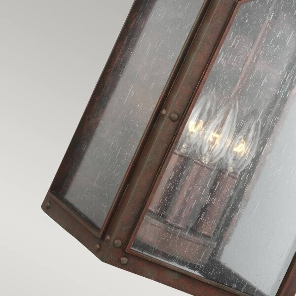 Aplică de exterior Feiss FE-RANDHURST-L-CO RANDHURST 3xE14/40W/230V IP44