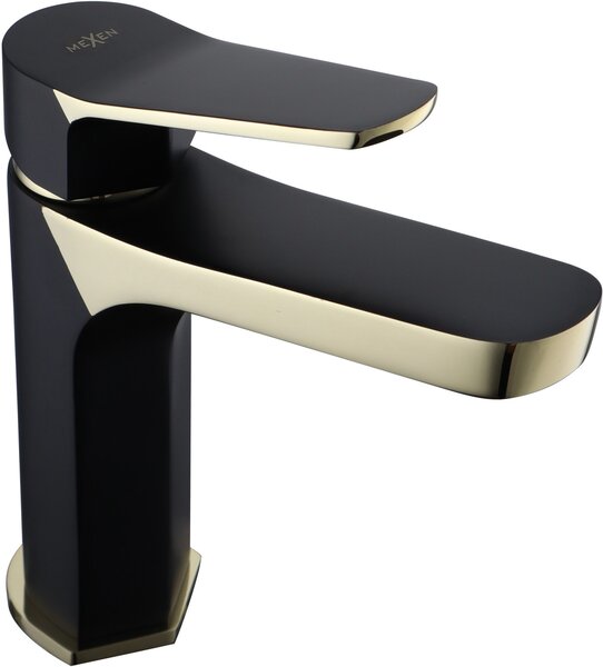Mexen Lerma, baterie chiuveta, negru-aurie, 74300-57