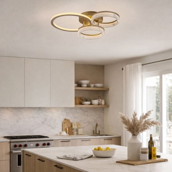 Rabalux 71473 - Plafonieră LED dimabilă RIVONA LED/38W/230V 3000-6500K 58,5x38 cm+telecomandă