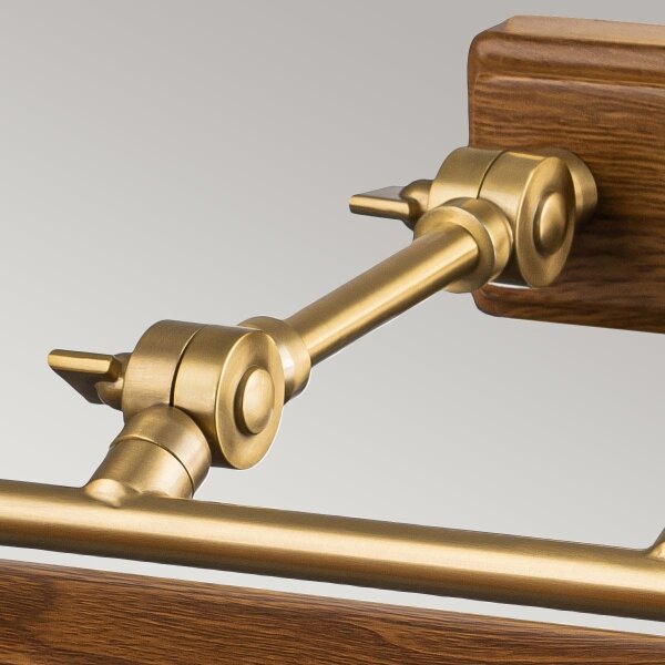 Aplică pentru tablouri Elstead WINCHFIELD-PLL-AB-OAK WINCHFIELD 4xE14/40W/230V stejar