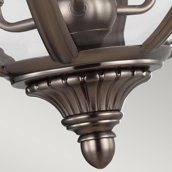 Lustră pe lanț Feiss FE-ADAMS-3P-ANL ADAMS 3xE14/60W/230V bronz