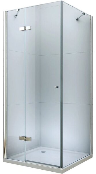 Mexen Roma, cabina de dus 120 (usa) x 50 (perete) cm, sticla transparenta 6mm, profil cromat, 854-120-050-01-00