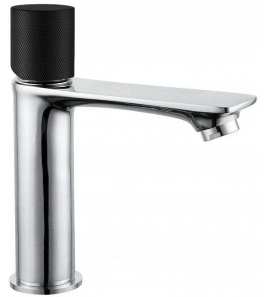 Baterie Mexen Royo One Basin, negru-crom, 72201-07