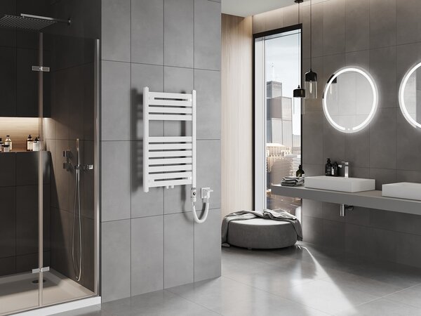 Mexen Uran, element electric de încălzire 800x500 mm + tijă de încălzire 600 W, alb, W105-0800-500-2600-20