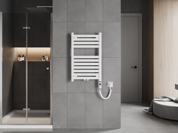 Mexen Uran, element electric de încălzire 800x500 mm + tijă de încălzire 600 W, alb, W105-0800-500-2600-20