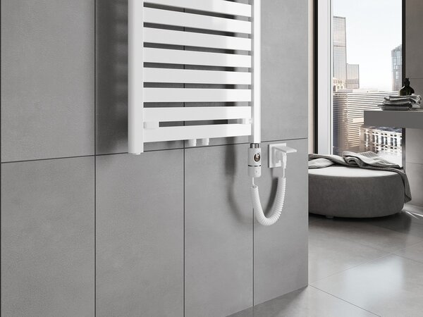 Mexen Uran, element electric de încălzire 800x500 mm + tijă de încălzire 600 W, alb, W105-0800-500-2600-20