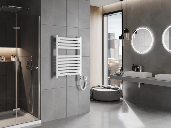 Mexen Uran, element electric de încălzire 800x600 mm + tijă de încălzire 600 W, alb, W105-0800-600-2600-20
