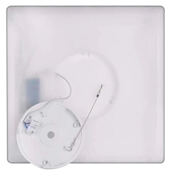 Plafonieră LED FLORI LED/22W/230V 4000K negru 42x42 cm