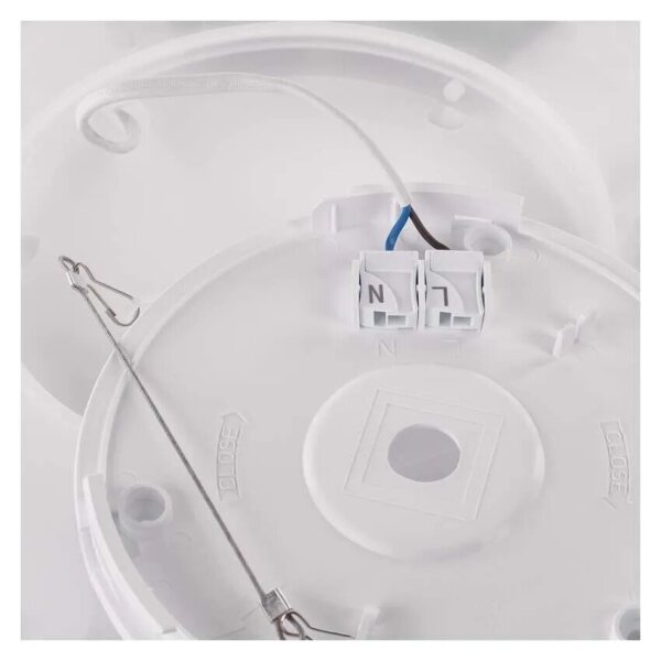 Plafonieră LED FLORI LED/18W/230V 4000K negru 29x29 cm