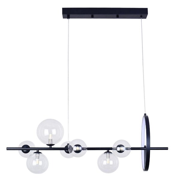 Lustră LED pe cablu HYBRID LED/15W/230V + 7xG9/6W 4000K negru