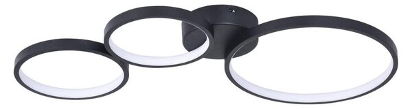 Plafonieră LED FLAMENCO LED/33W/230V 4000K negru