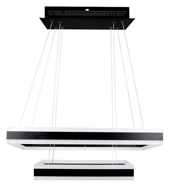 Lustră LED dimabilă pe cablu LED/113W/230V 3000K negru
