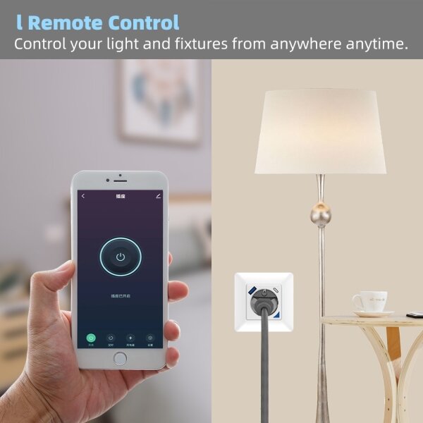 Immax NEO 07801L - Priză inteligentă 16A/230V + USB-A + USB-C Tuya SCHUKO