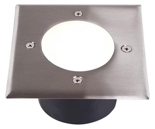 Corp de iluminat LED pentru căi de acces MIVO LED/3W/230V 12x12 cm IP67 crom mat