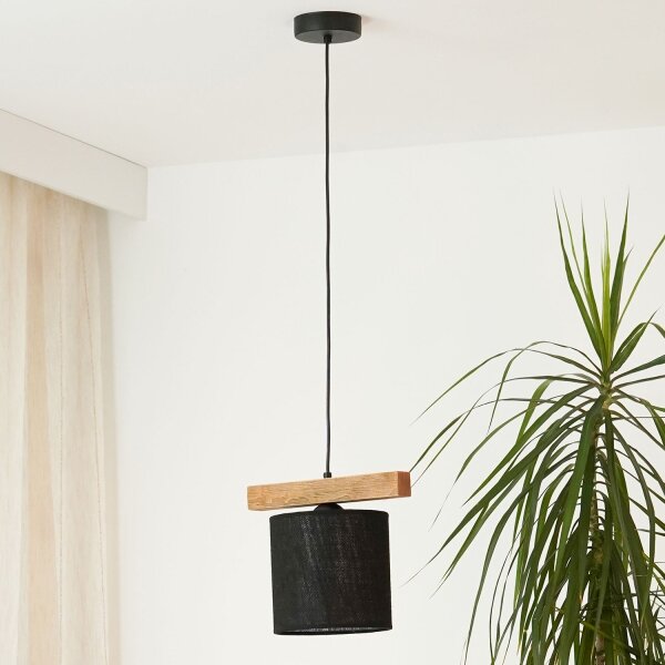 Lustră pe cablu Brilagi FOREST 1xE27/15W/230V pin/negru